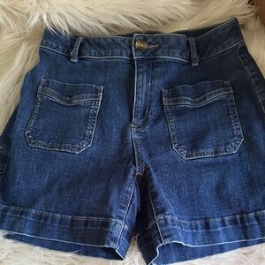Simply Vera Vera Wang Dark Blue Jean Shorts